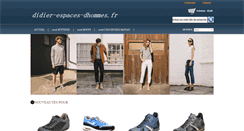Desktop Screenshot of didier-espaces-dhommes.fr